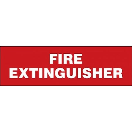 FIRE SAFETY LABEL FIRE EXTINGUISHER LFXG575VSP